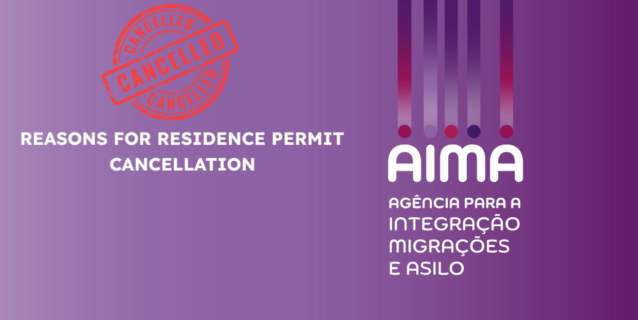 #AIMA, #Residence #Portugal #cancellation