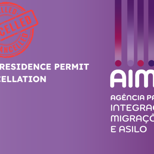 #AIMA, #Residence #Portugal #cancellation
